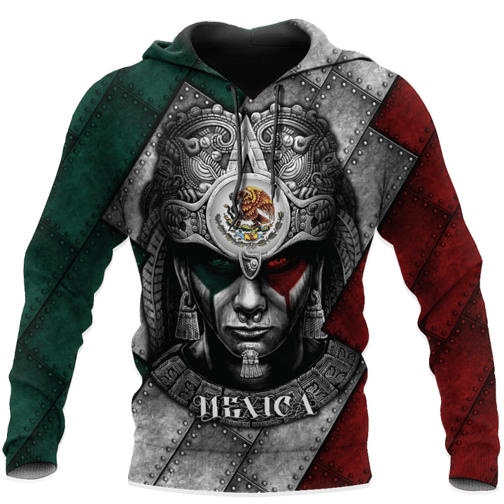 Aztec Warrior Mexico 3D All Over Printed Unisex Hoodies MX027
