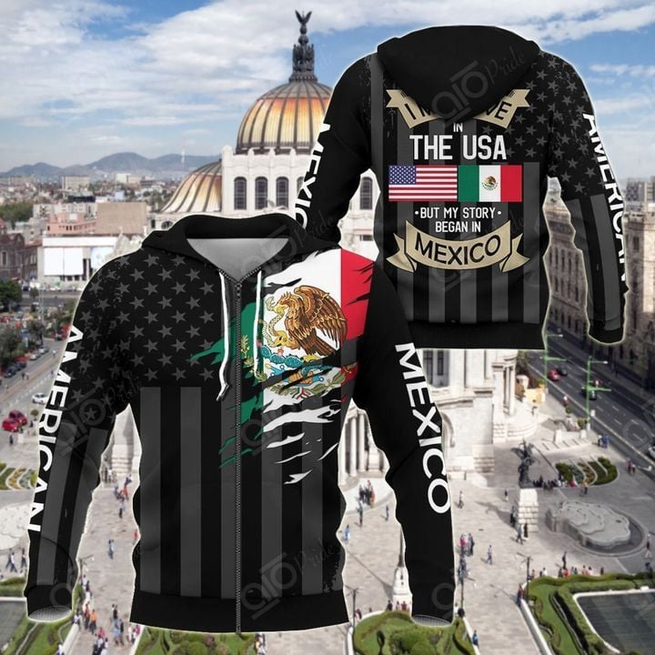 Mexican 3D All Over Printed Unisex Hoodie MX031