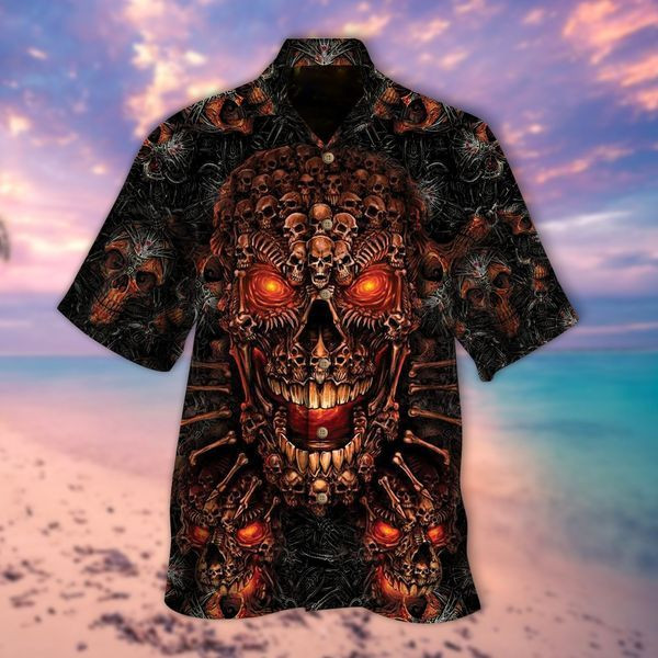 Skull 1b Hawaiian Shirt