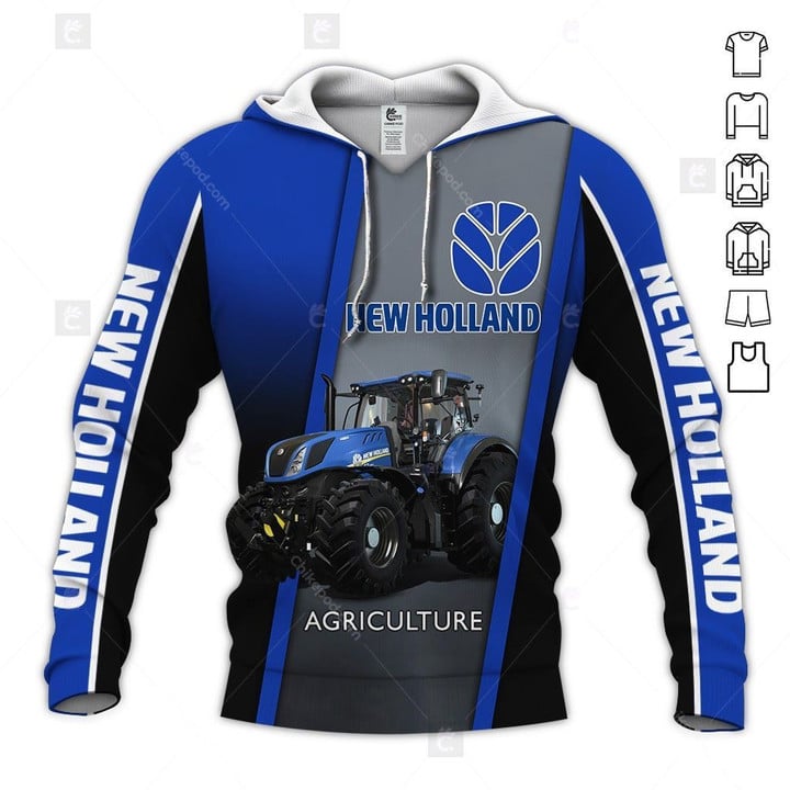 NH Tractor 3D All Over Printed Clothes NHL11