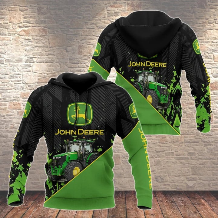 JD Tractor 3D All Over Printed Shirts JD100