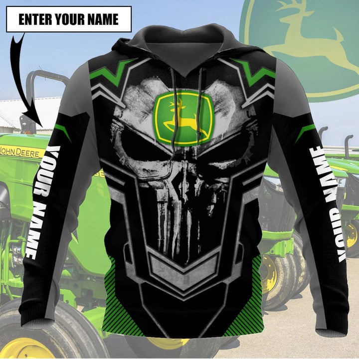 Personalized JD Tractor 3D All Over Printed Shirts JD95