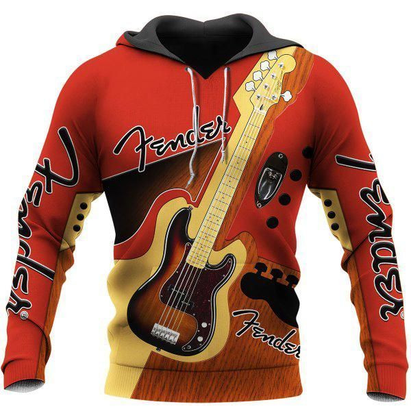 Fender Guitar 3D All Over Printed Shirts GT04