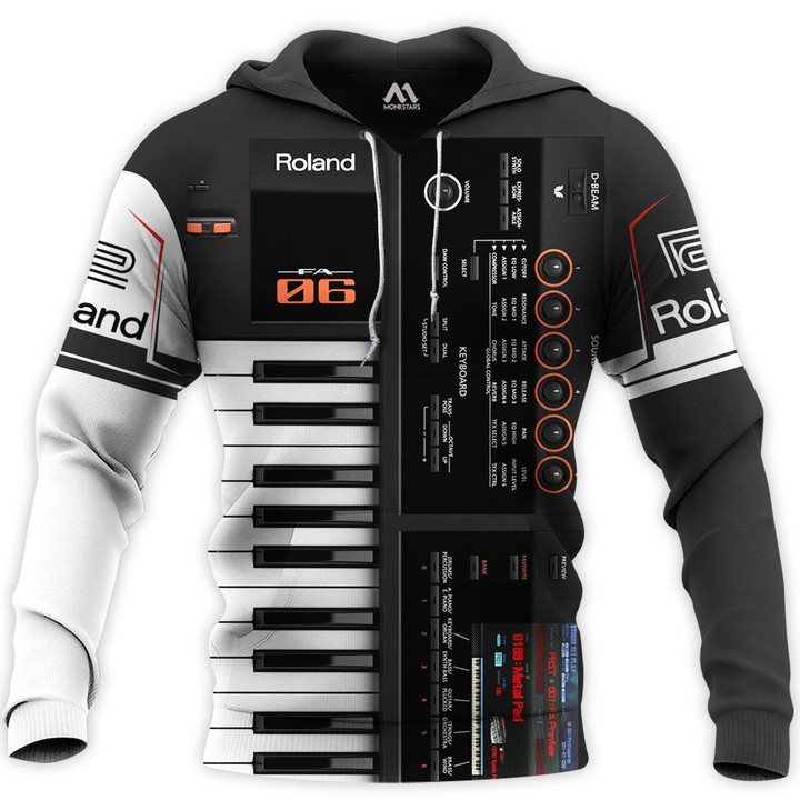Roland Piano Music 3D All Over Printed Shirts PN05