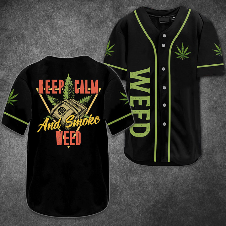 420 Keep Calm Baseball Jersey WED2505N4KD