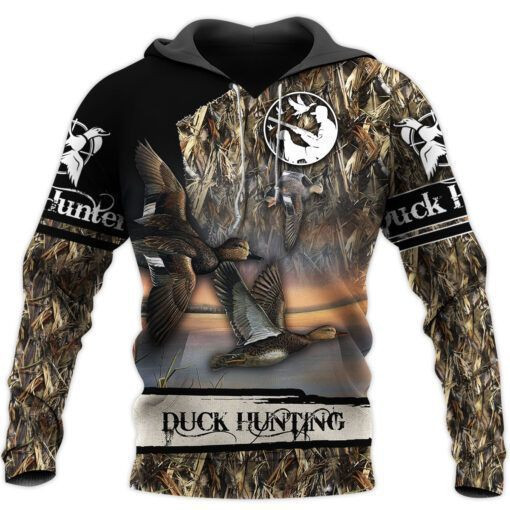 Duck Hunting Camo 3D All Over Printed Shirts D12