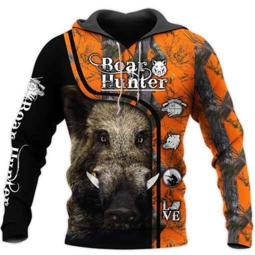 Boar Hunting Camo 3D All Over Printed Shirts For Men and Women BR04
