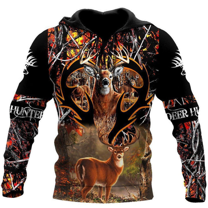 Deer Hunting 3D All Over Printed Shirts for Men and Women DE26