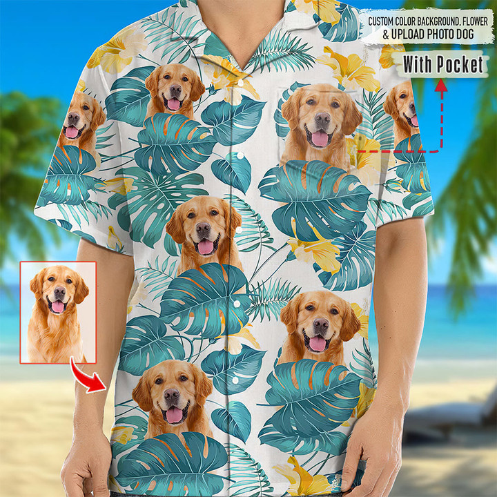 Personalized Photo Upload Dog Hawaiian Shirts