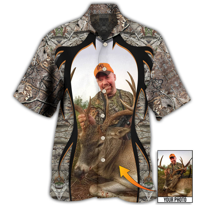 Hunting Lover Cool Pattern Custom Photo - Hawaiian Shirt - Owl Ohh
