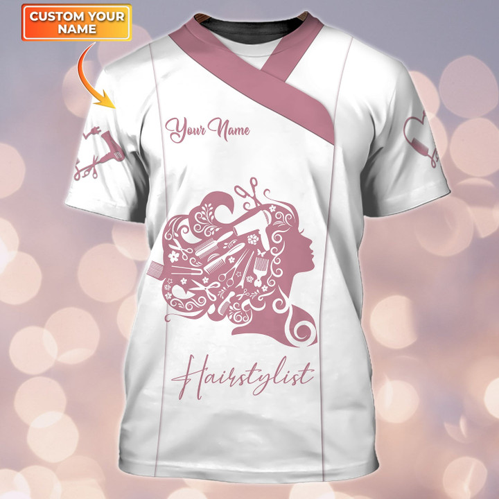 Hair Stylist Personalized 3D Tshirt Tad HS01