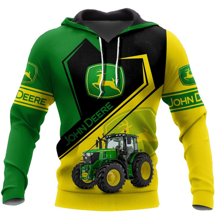 JD Tractor 3D All Over Printed Shirts HH10JD