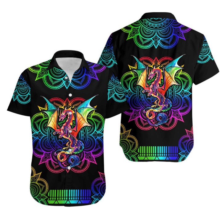 Dragon Mandala Hawaiian Shirt M25022303