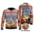 United Kingdom Veterans Ugly Christmas Sweater | For Men & Women | Adult | US1679