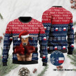 Texas Boxing Longhorn Ugly Christmas Sweater | For Men & Women | Adult | US1130