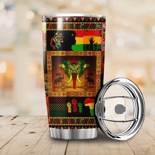 African Culture Stainless Steel Tumbler 20Oz TN AM04052101.S2