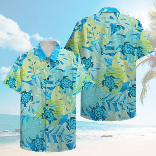 Wild Animal Sea Turtle 3D All-Over Printed Hawaiian Shirt - HWG001C