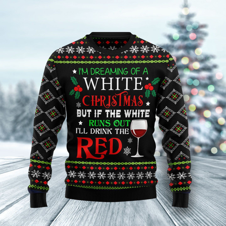I�m Dreaming Of A White Christmas Ugly Christmas Sweater | For Men & Women | Adult | US4756