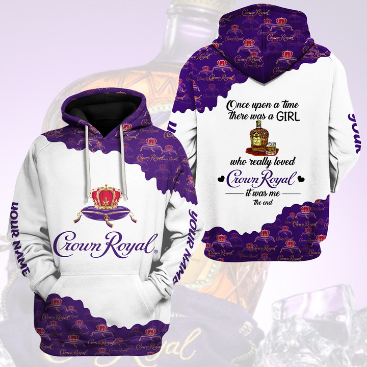 CR Once upon a time Personalized Name 3D Hoodie CR2302N8