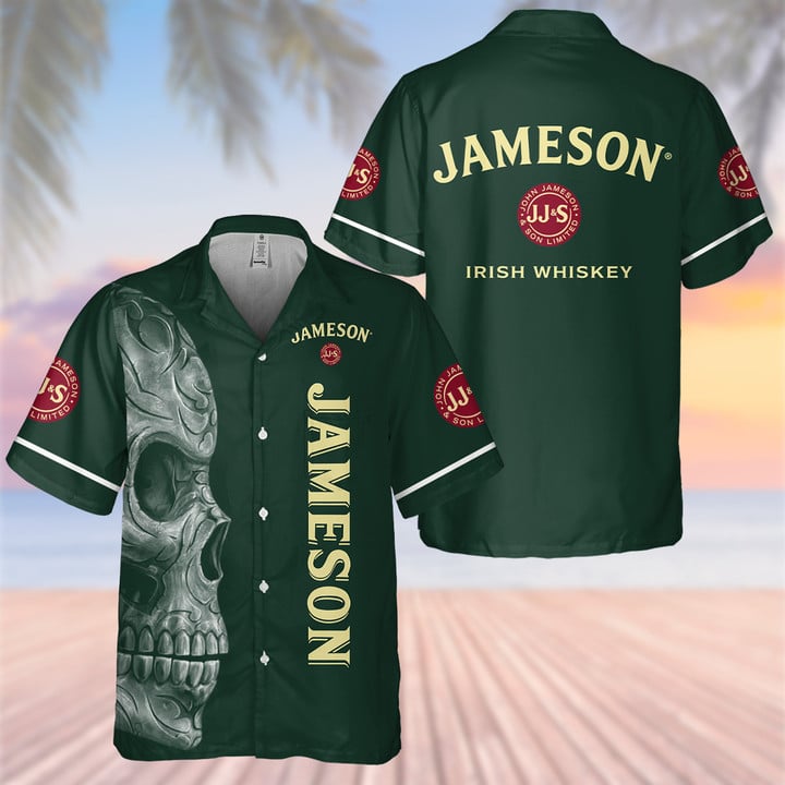 JMS Skull Hawaiian Shirt JMS0203N4
