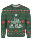 First Christmas With My New Fiance Ugly Christmas Sweater | For Men & Women | Adult | US5520