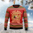 A Very Merry Quarantine Christmas Ugly Christmas Sweater | For Men & Women | Adult | US5253