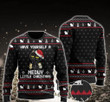 Have Yourself A Meowy Little Christmas Black Cat Ugly Christmas Sweater | For Men & Women | Adult | US5510