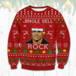 The Rock Jingle Bell Rock Ugly Sweater TRK2008L1TT