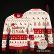 Maker's Mark Santa Hat Christmas Ugly Christmas Sweater