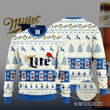 Miller Lite Santa Hat Christmas Ugly Christmas Sweater