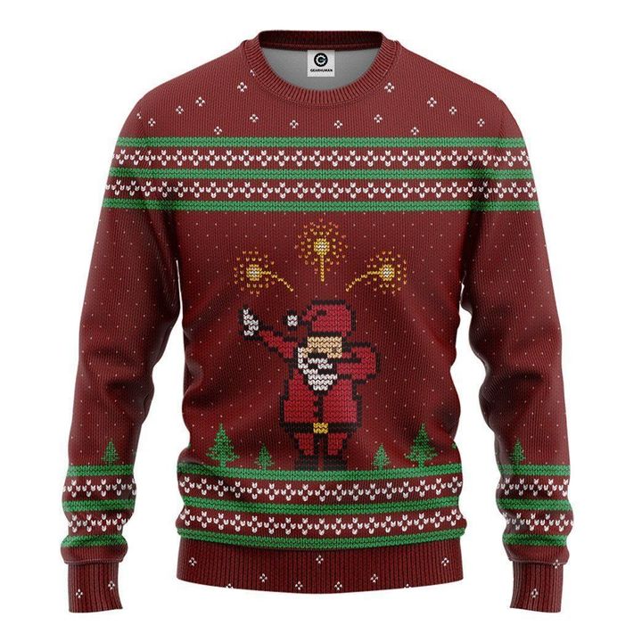 Casespring Santa Dab Ugly Christmas Sweater | For Men & Women | Adult | US5505