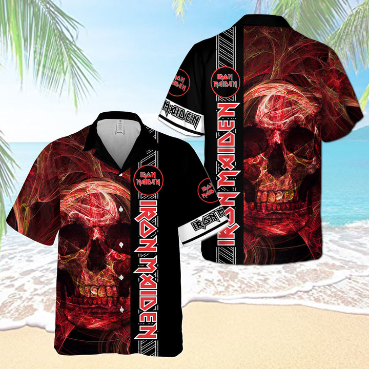 IMD Skull Hawaiian Shirt IMD1703N2