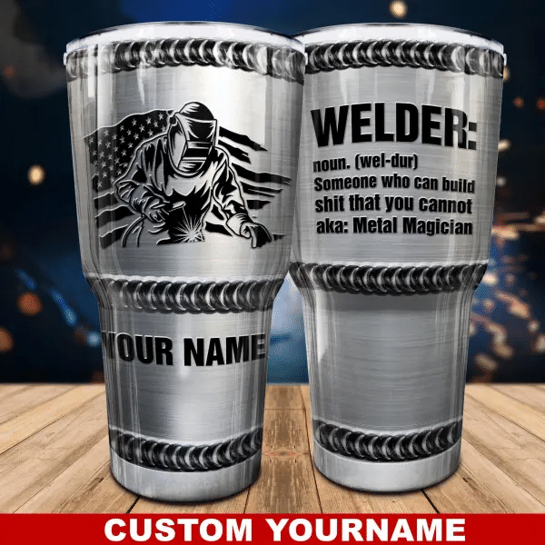 Welder Tumbler 20oz , 30oz Custom Name