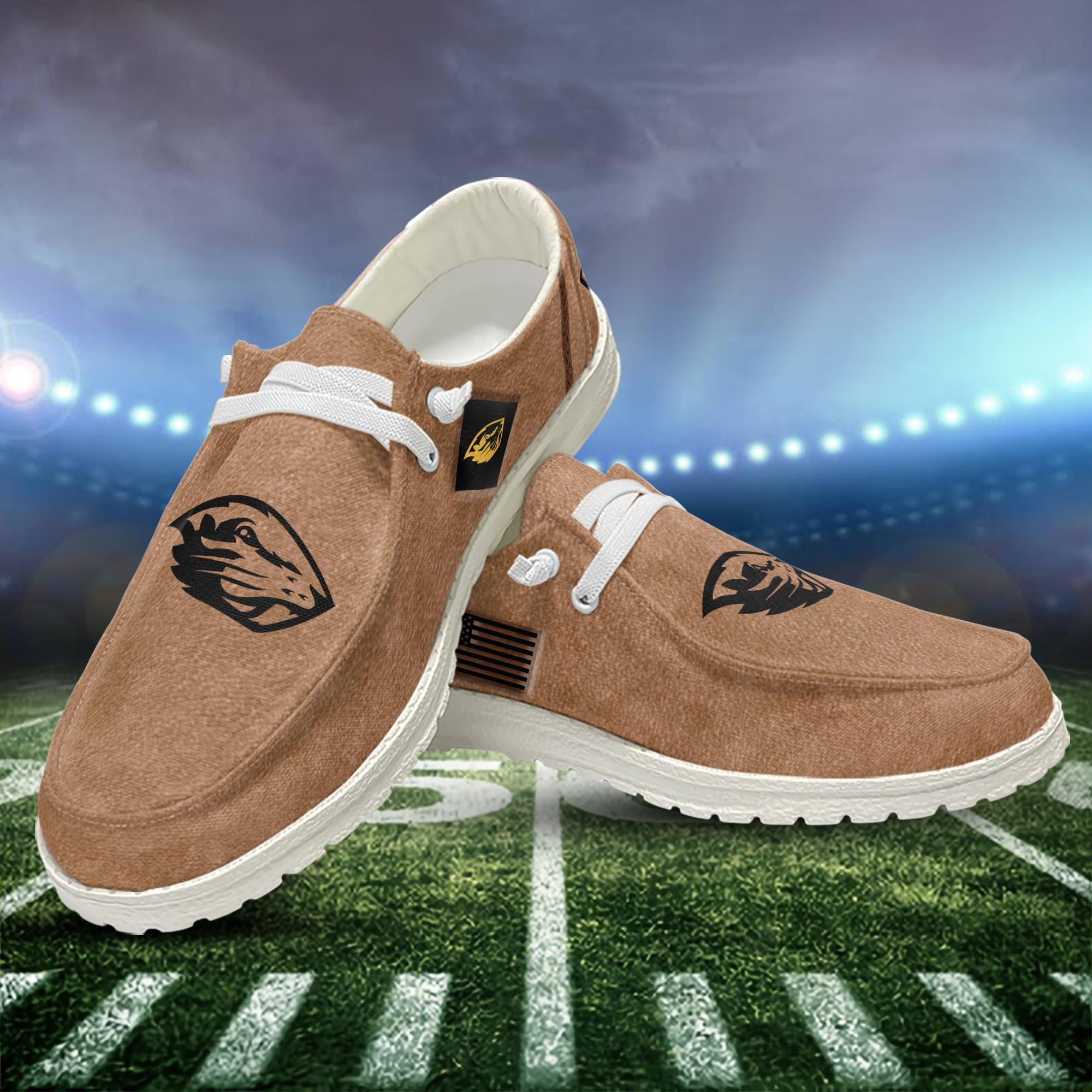 Oregon State Beavers Brown Salute To Service Club Pullover Hey Due Shoes