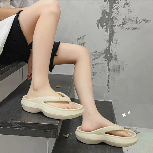 SOMINIC Beach Flip Flops Soft Non-slip Summer 2022 Women Fashion Sandals