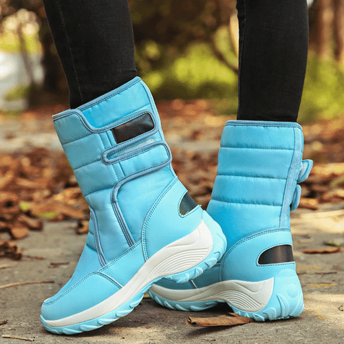 SOMINIC Women Orthopedic Boots 2-in-1 Fur Waterproof Winter Footwear