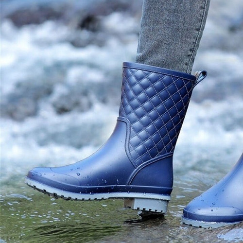 SOMINIC Modern Orthopedic Boots Mid-calf Elastic EVA Weatherproof Hiking Shoes