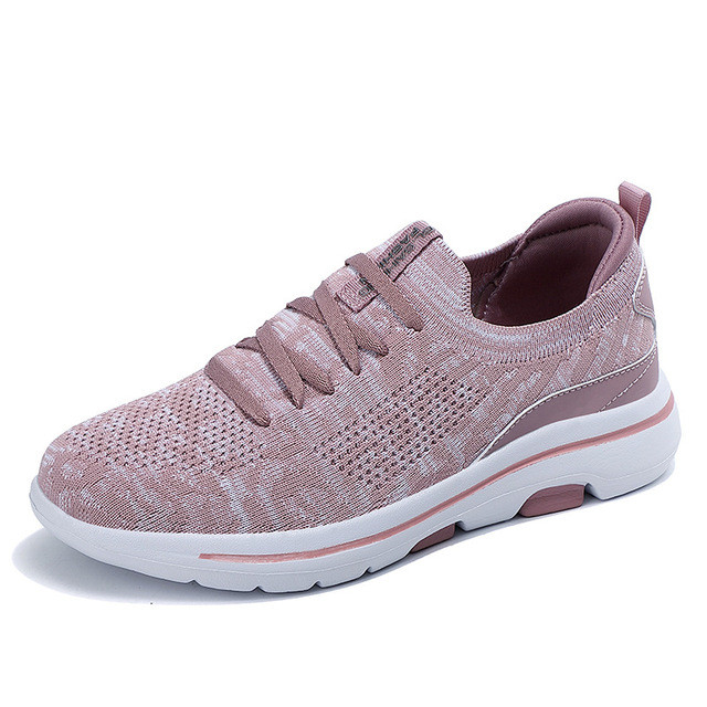 SOMINIC Women Orthopedic Sneakers Mesh Lace-up Sweat-absorbent Modern Outdoor Sports Shoes
