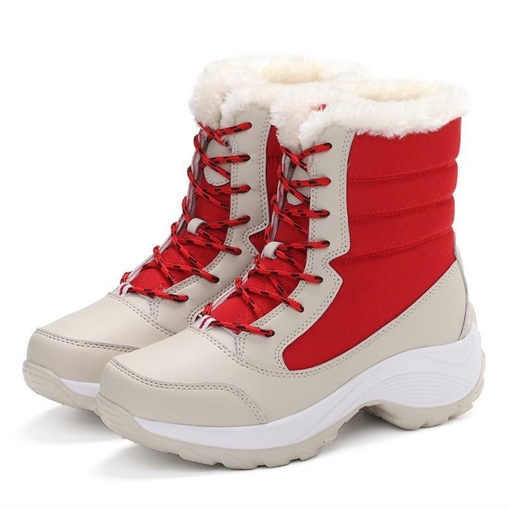 SOMINIC Women Orthopedic Boots Unique Thick Sole Anti-slip Best For Winter