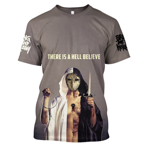 BMTO400 T-Shirt - There Is a Hell Believe - Personalized Your Name