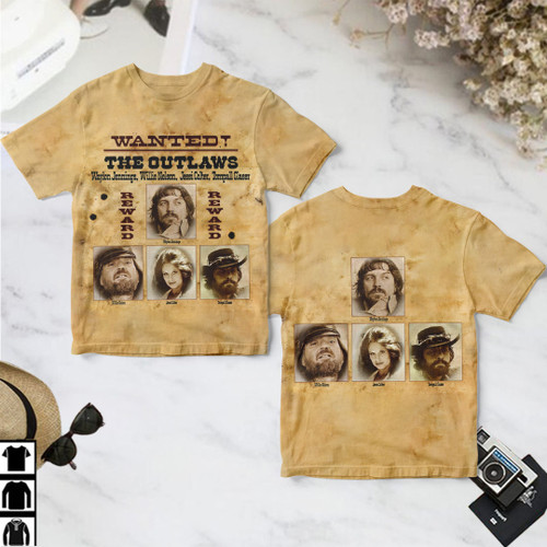 WAJE 500 - WANTED THE OUTLAWS - ALL OVER PRINT