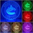 Hockey Vancouver Canucks 100 LED LAMP - 7 Colors Change Touch Base