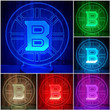 Hockey Boston Bruins 100 LED LAMP - 7 Colors Change Touch Base