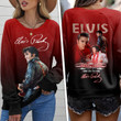 ELPR 200 Elvis Presley Round Neck Raglan Sleeve Sweatshirt