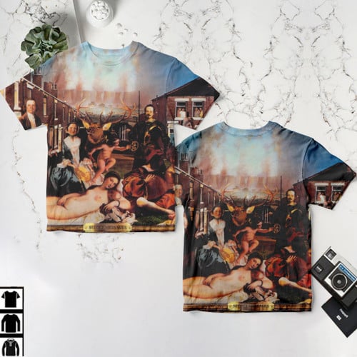 ELLO 1500 - "SECRET MESSAGES" All Over Print Unisex T-shirt