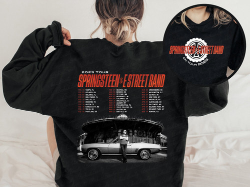 BRSP 202303 Bruce Springsteen 2023 Tour Shirt, Springsteen n E Street Band Tour - Shirt, Sweatshirt