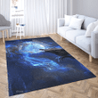 Topnicegifts PRINCESS OF THE MOON WITH NIGHT WOLF Round Carpet, Area Rug