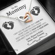 Topnicegifts Daughter Necklace - Love Knot Necklace To My Mommy I May Just Be A Bump But I Love You More Than You Ever Jewelry