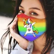 Topnicegifts Gay Pride Unicorn Face Mask