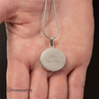 Topnicegifts Daughter Necklace - Circle Necklace To My Daughter Those We Love Don't Go Away They Walk